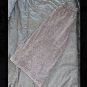 Pristine Lululemon Purple Stonewash Wide Leg Capris